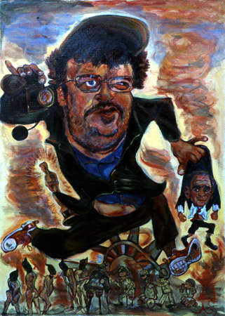 Caricature of Michael Moore